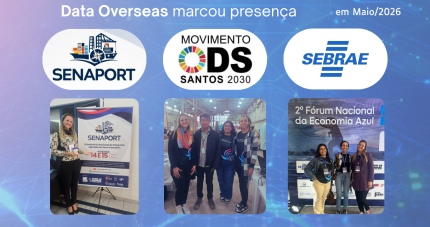 Eventos que a Data Overseas marcou presença em maio de 2026
