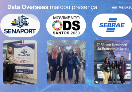 Eventos que a Data Overseas marcou presença em maio de 2026
